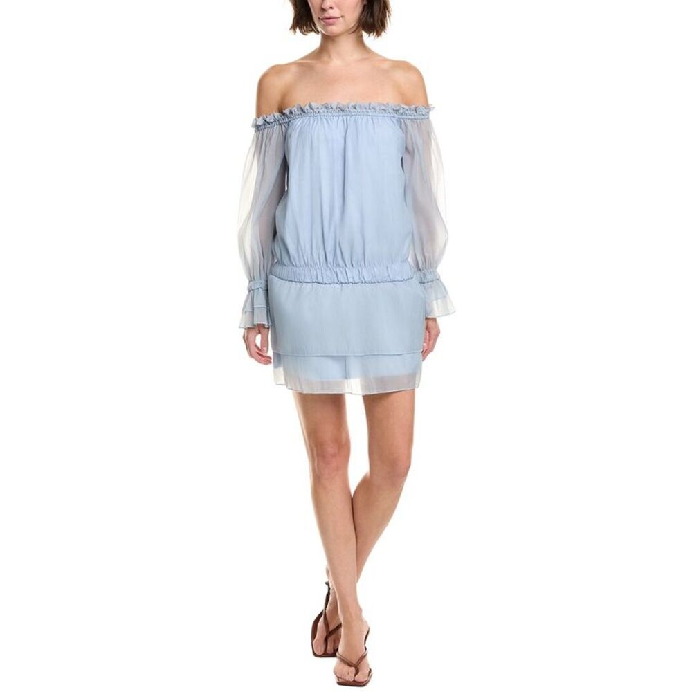 Abbey Womens  Off-Shoulder Dress, Blue